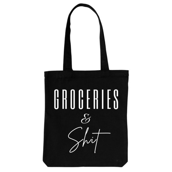 TOTE BAG - GROCERIES & SHIT - Picture 1 of 1